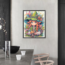 Load image into Gallery viewer, AB Diamond Painting - Full Round - forest girl (40*50CM)
