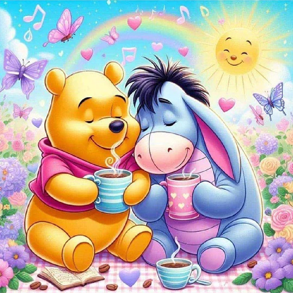 Diamond Painting - Full Round - disney winnie the pooh (50*50CM)