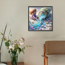 Load image into Gallery viewer, Diamond Painting - Full Round - Flowers and butterflies drift bottle (30*30CM)
