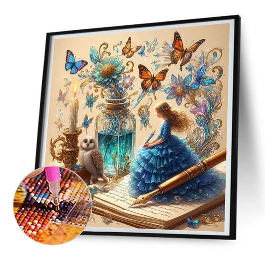 Diamond Painting - Full Round - mysterious book (30*30CM)