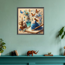 Load image into Gallery viewer, Diamond Painting - Full Round - mysterious book (30*30CM)
