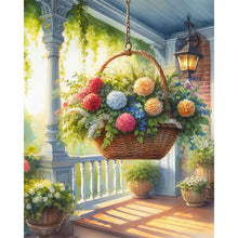 Load image into Gallery viewer, Diamond Painting - Full Round - Retro style flower basket (40*50CM)
