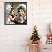 Load image into Gallery viewer, Diamond Painting - Full Square - girl with makeup (30*30CM)
