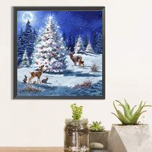 Load image into Gallery viewer, Diamond Painting - Full Square - Deer in the snow (40*40CM)
