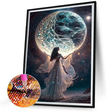 Load image into Gallery viewer, Diamond Painting - Full Round - Fairy under the moonlight (30*40CM)
