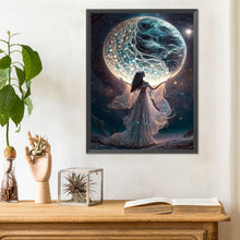 Load image into Gallery viewer, Diamond Painting - Full Round - Fairy under the moonlight (30*40CM)
