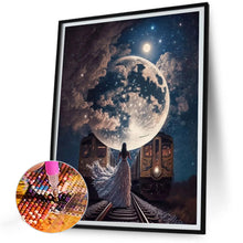 Load image into Gallery viewer, Diamond Painting - Full Round - Fairy under the moonlight (30*40CM)
