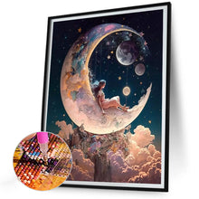 Load image into Gallery viewer, Diamond Painting - Full Round - Fairy under the moonlight (30*40CM)
