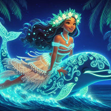 Load image into Gallery viewer, Diamond Painting - Full Round - Glowing Princess Moana (40*40CM)
