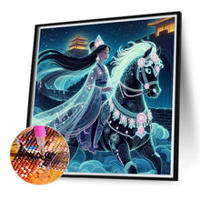 Load image into Gallery viewer, Diamond Painting - Full Round - Glowing Princess Mulan (40*40CM)
