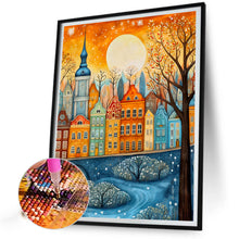 Load image into Gallery viewer, Diamond Painting - Full Round - sunset town scenery (40*50CM)
