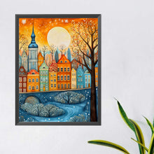 Load image into Gallery viewer, Diamond Painting - Full Round - sunset town scenery (40*50CM)
