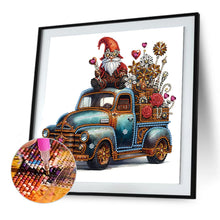 Load image into Gallery viewer, Diamond Painting - Partial Special Shaped - Steampunk style mechanical car and goblin (30*30CM)
