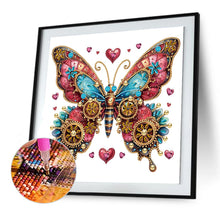 Load image into Gallery viewer, Diamond Painting - Partial Special Shaped - Steampunk style mechanical butterfly (30*30CM)
