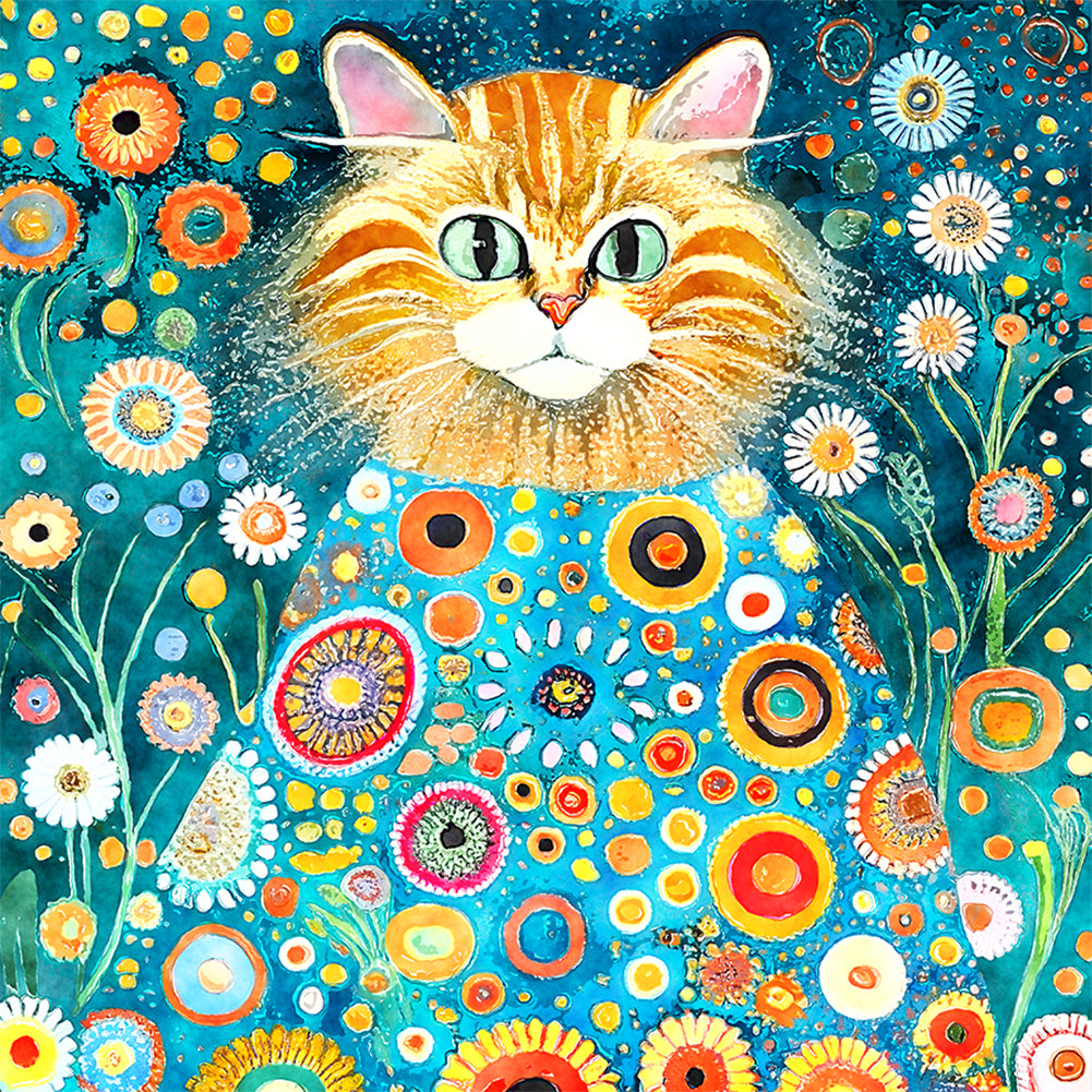 Diamond Painting - Full Round - cat (30*30CM)