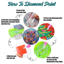 Load image into Gallery viewer, 4Pcs Diamond Painting Coasters Flower Animal DIY Art Coaster Art Craft Supplies
