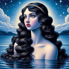 Load image into Gallery viewer, AB Diamond Painting - Full Round - Brunette woman in water (40*40CM)
