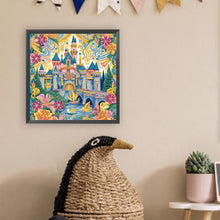 Load image into Gallery viewer, Diamond Painting - Partial Special Shaped - castle (30*30CM)
