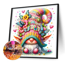 Load image into Gallery viewer, Diamond Painting - Full Square - butterfly flower gnome (30*30CM)
