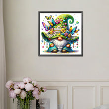 Load image into Gallery viewer, Diamond Painting - Full Square - butterfly flower gnome (30*30CM)
