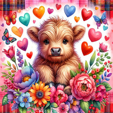 Load image into Gallery viewer, Diamond Painting - Full Round - Love flower consumption cow (40*40CM)
