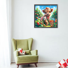 Load image into Gallery viewer, Diamond Painting - Full Round - Strawberry Garden Cow (40*40CM)
