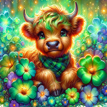 Load image into Gallery viewer, Diamond Painting - Full Round - Four-leaf clover (40*40CM)
