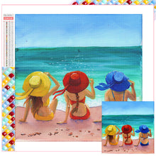 Load image into Gallery viewer, Diamond Painting - Full Square - beach house (30*30CM)

