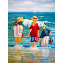 Load image into Gallery viewer, Diamond Painting - Full Square - catch the sea (30*40CM)
