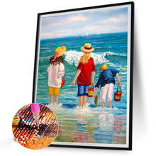 Load image into Gallery viewer, Diamond Painting - Full Square - catch the sea (30*40CM)
