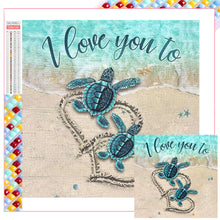 Load image into Gallery viewer, Diamond Painting - Full Square - sea turtle (40*40CM)
