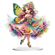 Load image into Gallery viewer, Acrylic Dance Girl 5D DIY Diamond Art Kits Diamond Painting Desktop Ornament Kit
