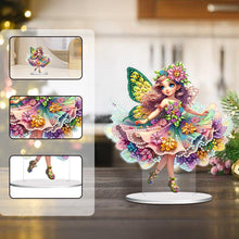 Load image into Gallery viewer, Acrylic Dance Girl 5D DIY Diamond Art Kits Diamond Painting Desktop Ornament Kit
