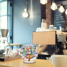 Load image into Gallery viewer, Acrylic Flute Butterfly Boy 5D DIY Diamond Art Diamond Painting Desktop Ornament
