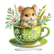 Load image into Gallery viewer, Acrylic Cup Mouse Table Top Diamond Painting Ornament Kits Bedroom Desk Decor
