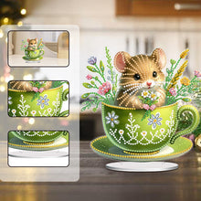 Load image into Gallery viewer, Acrylic Cup Mouse Table Top Diamond Painting Ornament Kits Bedroom Desk Decor
