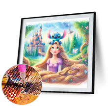 Load image into Gallery viewer, Diamond Painting - Full Round - Stitch and Rapunzel (40*40CM)
