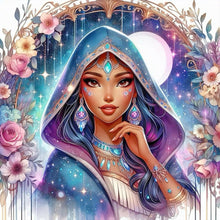 Load image into Gallery viewer, Diamond Painting - Full Round - Princess Pocahontas with headscarf (40*40CM)
