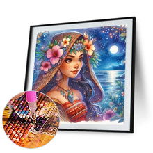 Load image into Gallery viewer, Diamond Painting - Full Round - hijab princess moana (40*40CM)
