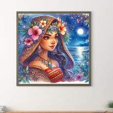 Load image into Gallery viewer, Diamond Painting - Full Round - hijab princess moana (40*40CM)
