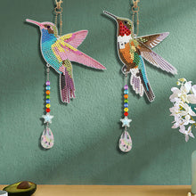 Load image into Gallery viewer, Suncatcher Hummingbird Diamond Painting Hanging Sign Double Sided (SMDZ301)
