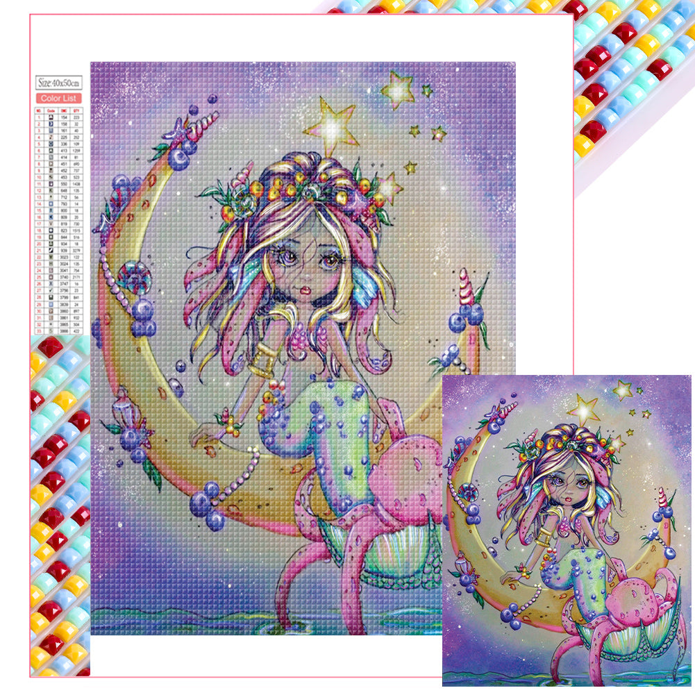 Diamond Painting - Full Square - girl (40*50CM)