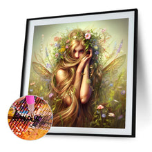Load image into Gallery viewer, AB Diamond Painting - Full Round - Blonde elf girl (40*40CM)
