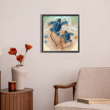 Load image into Gallery viewer, AB Diamond Painting - Full Round - sea turtle (45*45CM)
