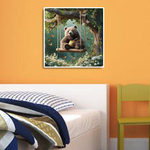Load image into Gallery viewer, Diamond Painting - Full Round - brown bear (30*30CM)
