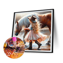 Load image into Gallery viewer, Diamond Painting - Full Round - cowgirl (30*30CM)
