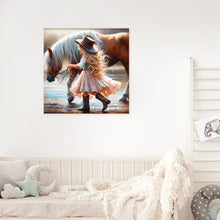 Load image into Gallery viewer, Diamond Painting - Full Round - cowgirl (30*30CM)
