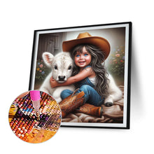 Load image into Gallery viewer, Diamond Painting - Full Round - cowgirl (30*30CM)
