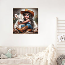 Load image into Gallery viewer, Diamond Painting - Full Round - cowgirl (30*30CM)
