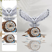 Load image into Gallery viewer, Acrylic Special Shaped Animal 5D Diamond Painting Clock Art Craft for Home Decor
